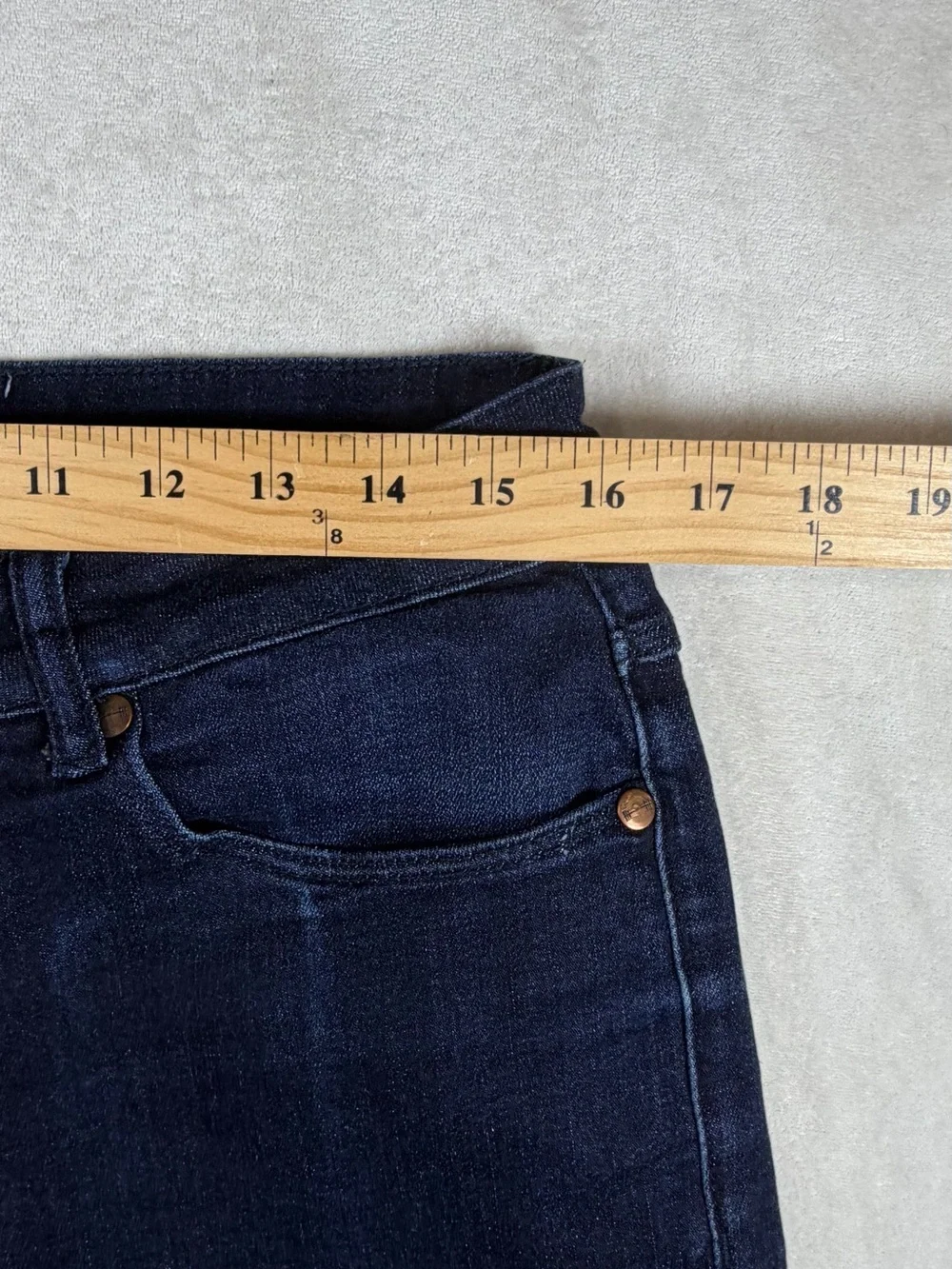 Barbell Apparel 32W 32L Dark Blue Straight Jeans Made in USA